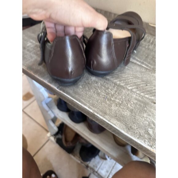 DR ZEN LEATHER MARY JANE ADJUSTABLE STRAP NONSLIP SHOES - WOMENS 8 - Picture 4 of 5